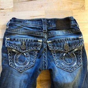 💗GREAT CONDITION! Vintage BKE Y2K bootcut BIG STAR BRAND denim jeans 22 or 00